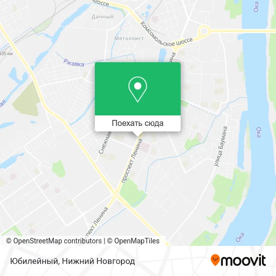 Карта Юбилейный