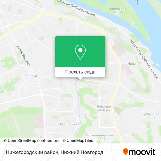 Карта Нижегородский район