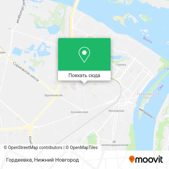 Карта Гордеевка