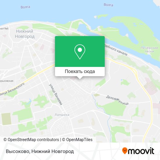 Карта Высоково