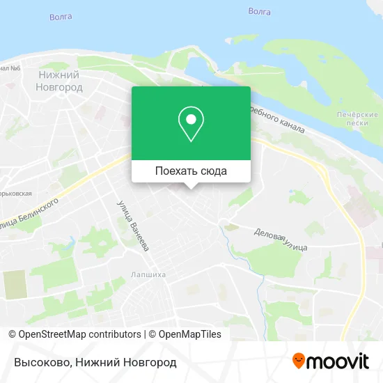 Карта Высоково