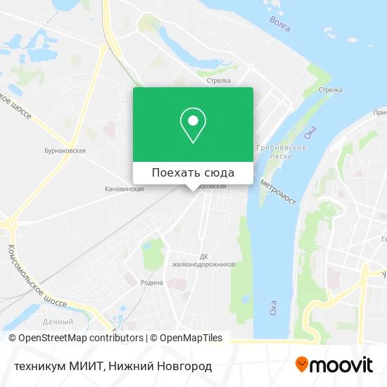Карта техникум МИИТ