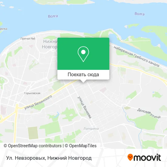 Карта Ул. Невзоровых