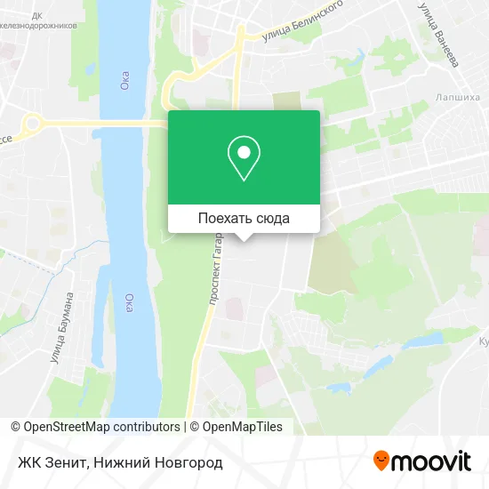 Карта ЖК Зенит