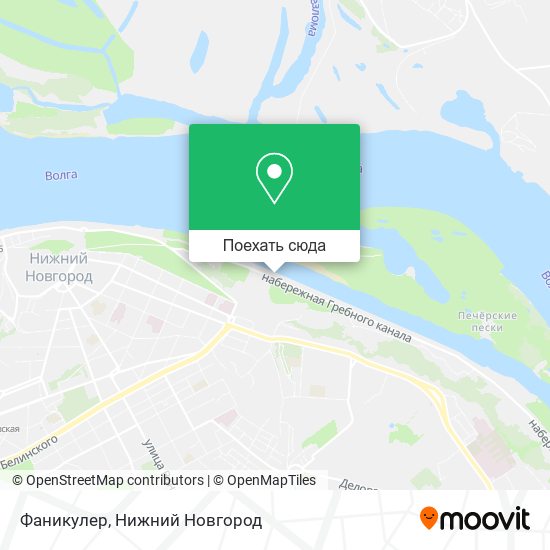 Карта Фаникулер