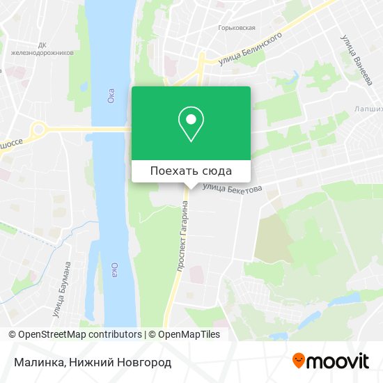 Карта Малинка