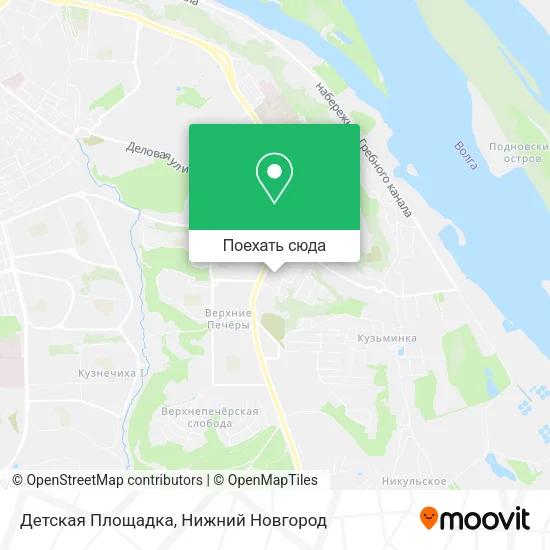 Карта Детская Площадка