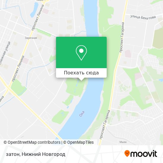 Карта затон