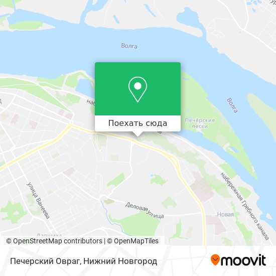 Карта Печерский Овраг