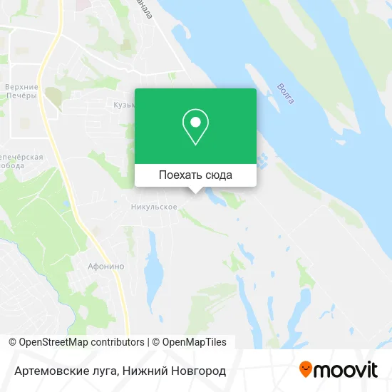 Карта Артемовские луга