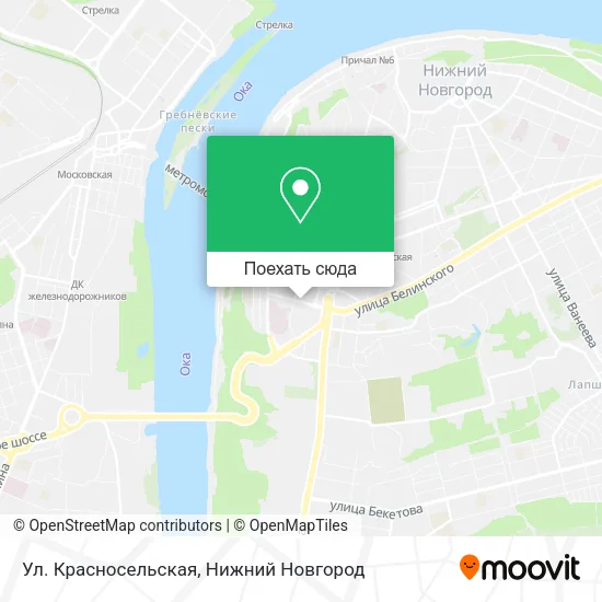 Карта Ул. Красносельская