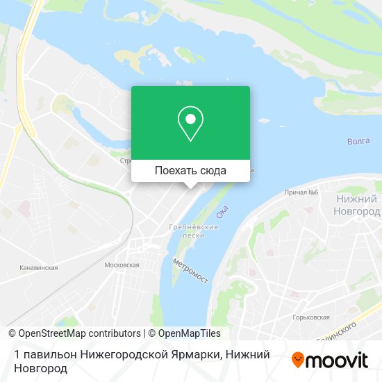 Карта 1 павильон Нижегородской Ярмарки