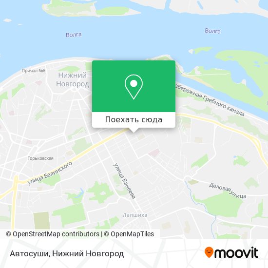 Карта Автосуши
