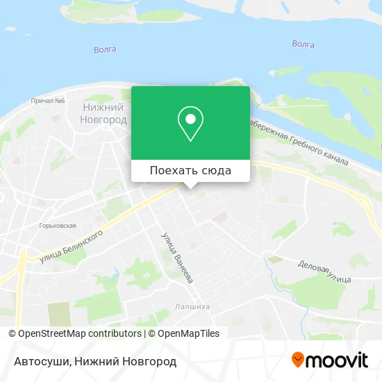 Карта Автосуши