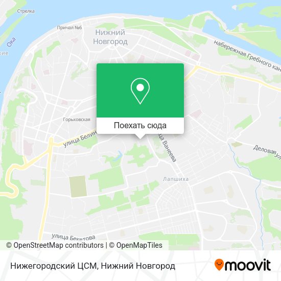 Карта Нижегородский ЦСМ
