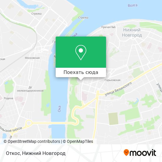 Карта Откос