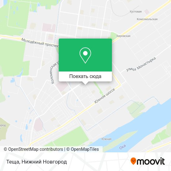 Карта Теща