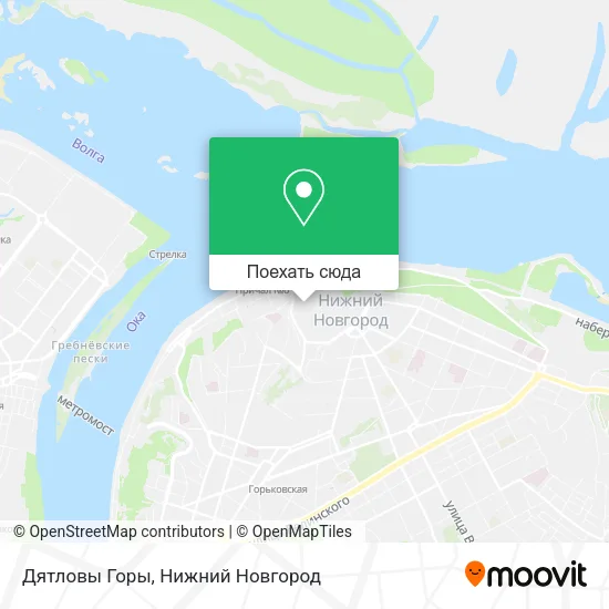 Карта Дятловы Горы