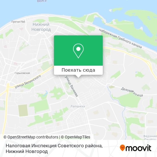Карта Налоговая Инспекция Советского района