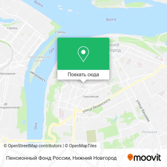 Карта Пенсионный Фонд России