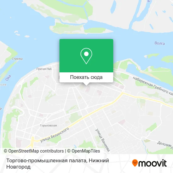 Карта Торгово-промышленная палата