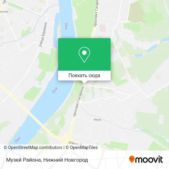 Карта Музей Района