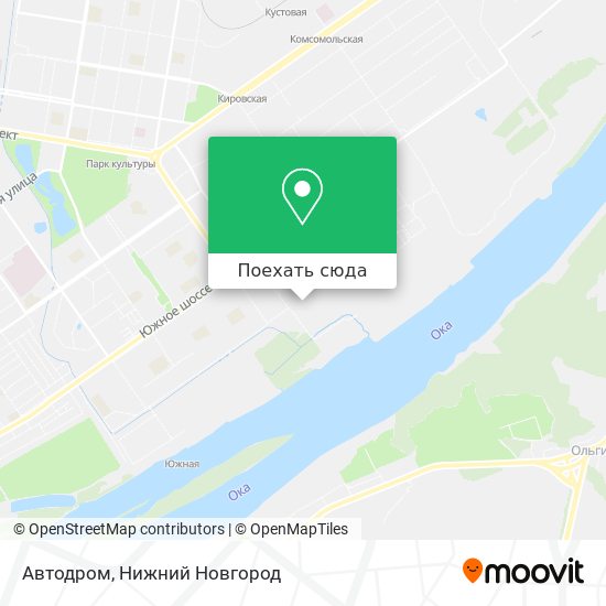 Карта Автодром
