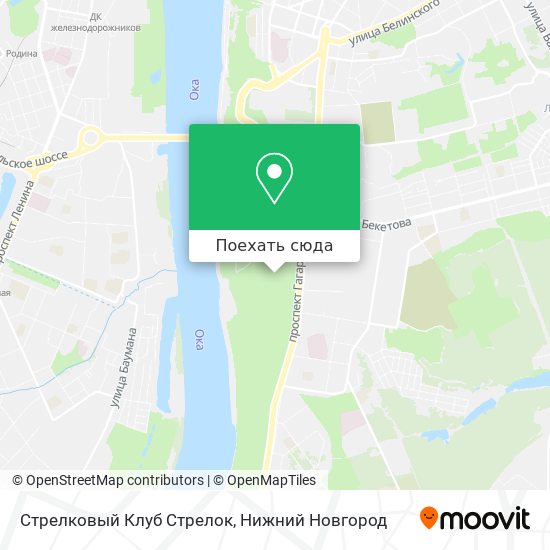 Карта Стрелковый Клуб Стрелок