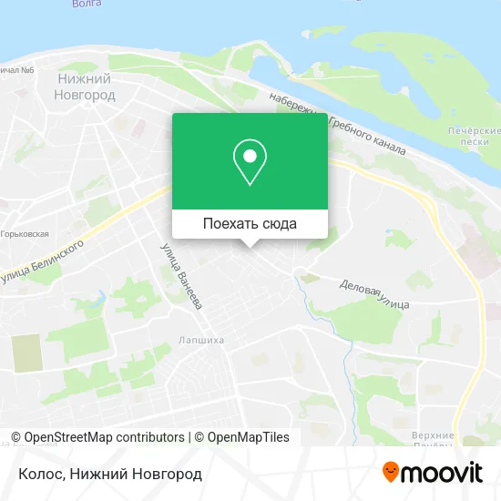 Карта Колос