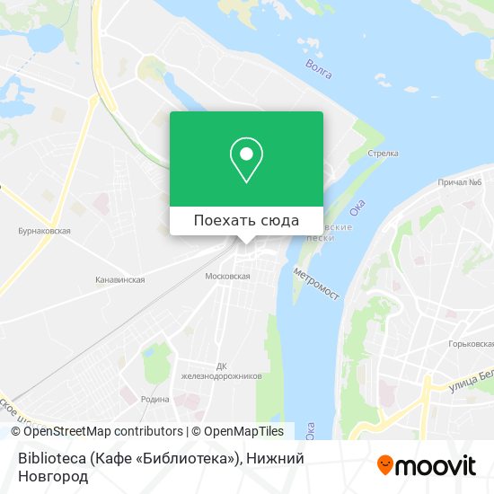 Карта Biblioteca (Кафе «Библиотека»)
