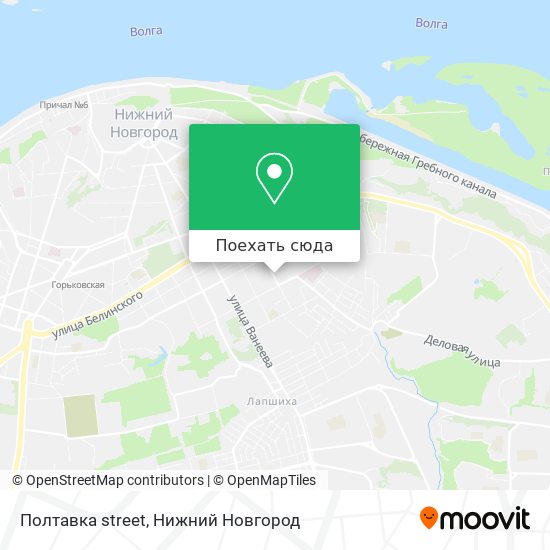 Карта Полтавка street