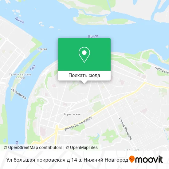 Карта Ул большая покровская д 14 а