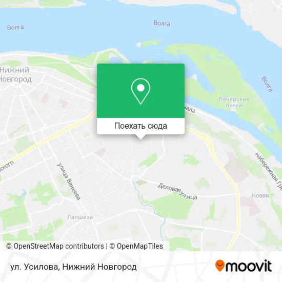 Карта ул. Усилова