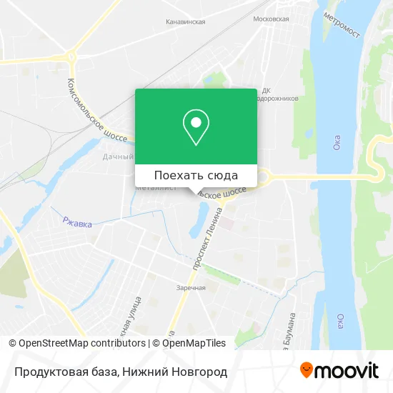 Карта Продуктовая база