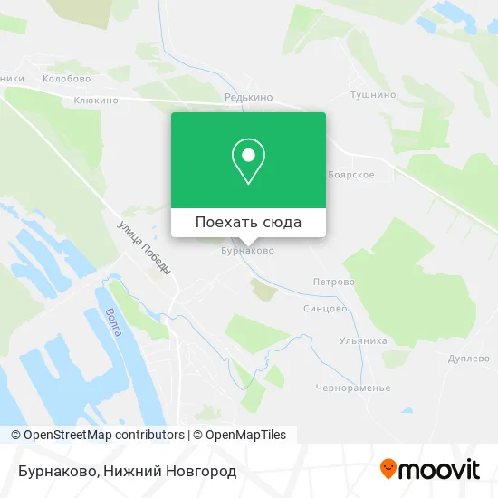 Карта Бурнаково