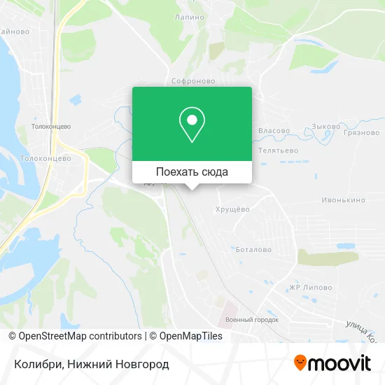 Карта Колибри