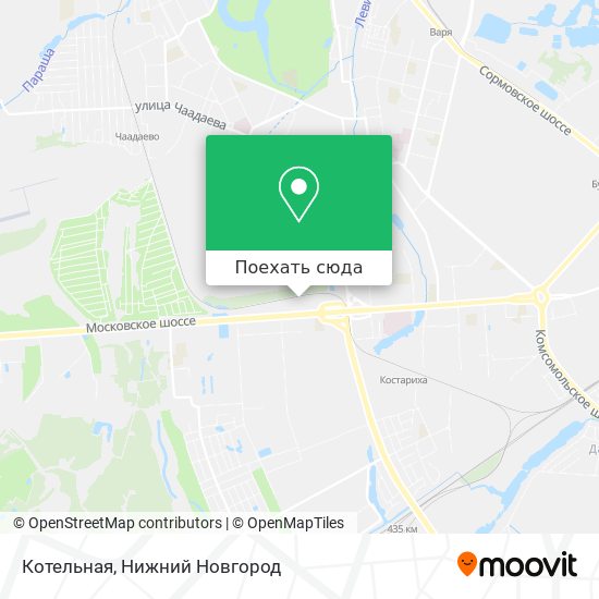 Карта Котельная