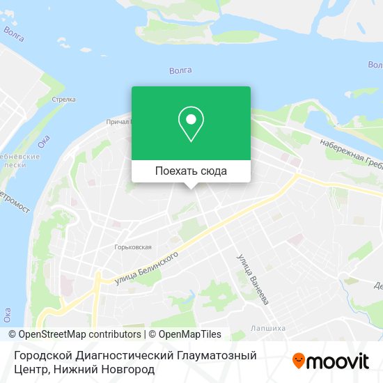Карта Городской Диагностический Глауматозный Центр
