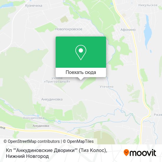 Карта Кп ""Анкудиновские Дворики"" (Тиз Колос)