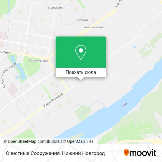 Карта Очистные Сооружения