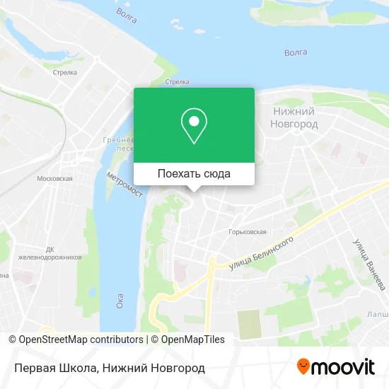 Карта Первая Школа