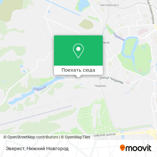 Карта Эверест