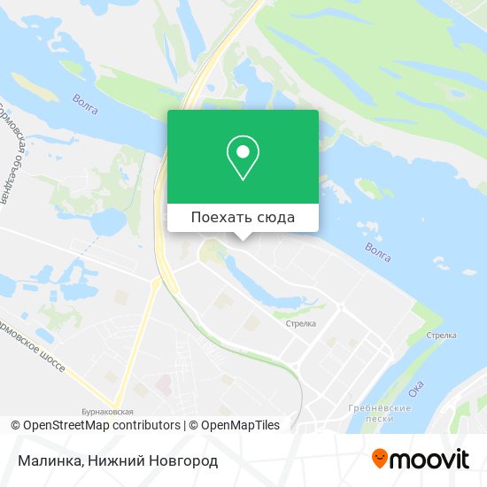 Карта Малинка