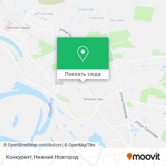 Карта Конкурент