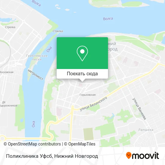 Карта Поликлиника Уфсб