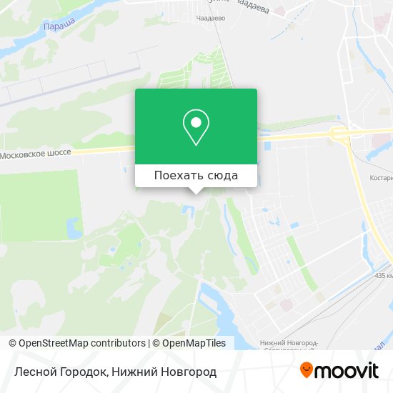 Карта Лесной Городок