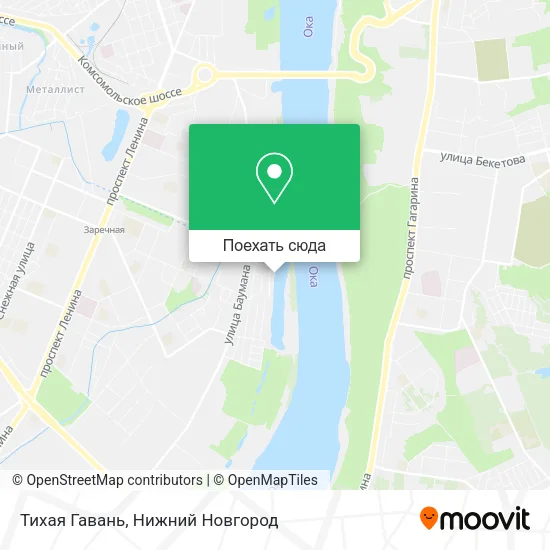 Карта Тихая Гавань
