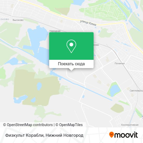Карта Физкульт Корабли