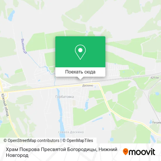 Карта Храм Покрова Пресвятой Богородицы