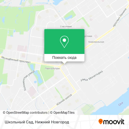 Карта Школьный Сад